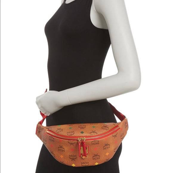 MCM Handbags - MCM Fursten Skyoptic Small Cognac Bag